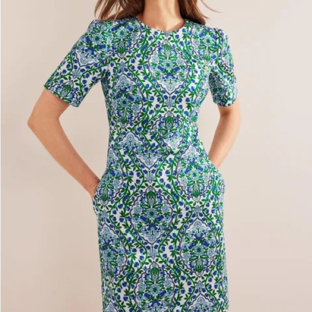 Boden Cotton Shift Dress Vine Terrace